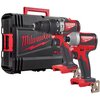 Набор: аккумуляторные дрель-шуруповерт и гайковерт Milwaukee M18 BLPP2A2-502X, без АКБ и ЗУ, в кейсе, 4933464523 - изображение