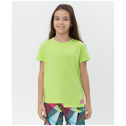 фото Футболка button blue, размер 140, салатовый