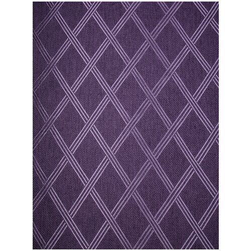 фото Ткань для штор интерия блэкаут рогожка аими 100*280 см темно-фиолетовый