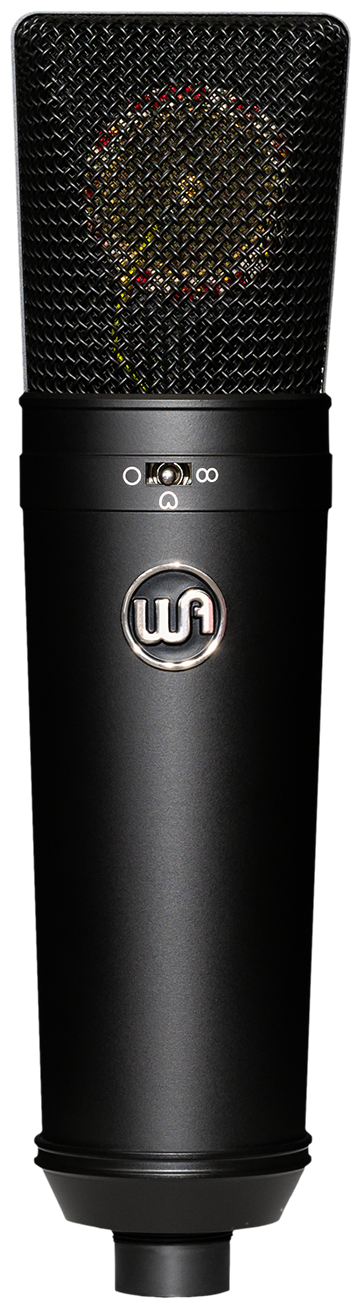 WARM AUDIO WA-87 R2B студийный конденсаторный микрофон с широкой мембраной, цвет черный