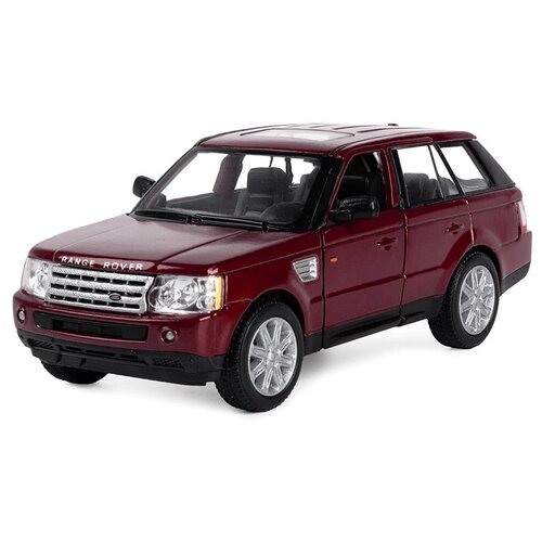 Внедорожник Serinity Toys Range Rover (5312DKT) 1:38, 12.5 см, бордовый