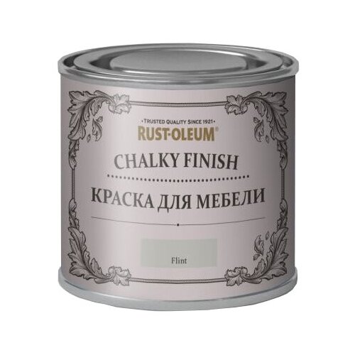 Краска акриловая Rust-Oleum Chalky Finish Furniture Paint матовая камень галька 0.125 л 0.25 кг краска акриловая rust oleum chalky finish wall paint матовая антрацит 1 л 1 4 кг