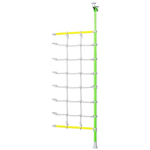 фото Сетка для лазания romana dop6 комплект с канатным лазом, зеленое яблоко
