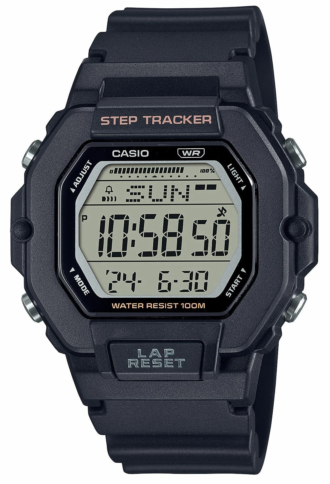 Наручные часы CASIO, черный матовый