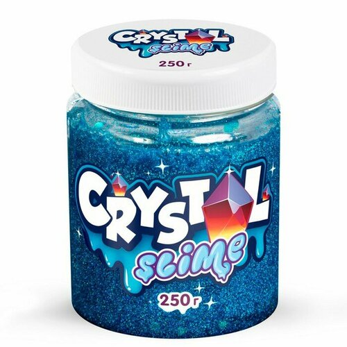 Слайм ТМ «Slime» Crystal slime, 250 г голубой