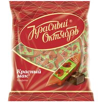 Конфеты Красный Октябрь Красный мак, 250 г, флоу-пак