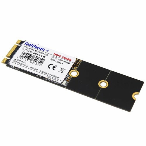 SSD диск M.2 Goldenfir 256 Gb, NGFF/Tвердотельный накопитель M2 Sata Goldenfir NGFF 256 ГБ