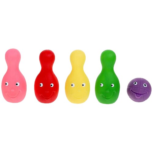 развивающие игрушки playgo боулинг Мини-боулинг Огонек (С-960) разноцветный