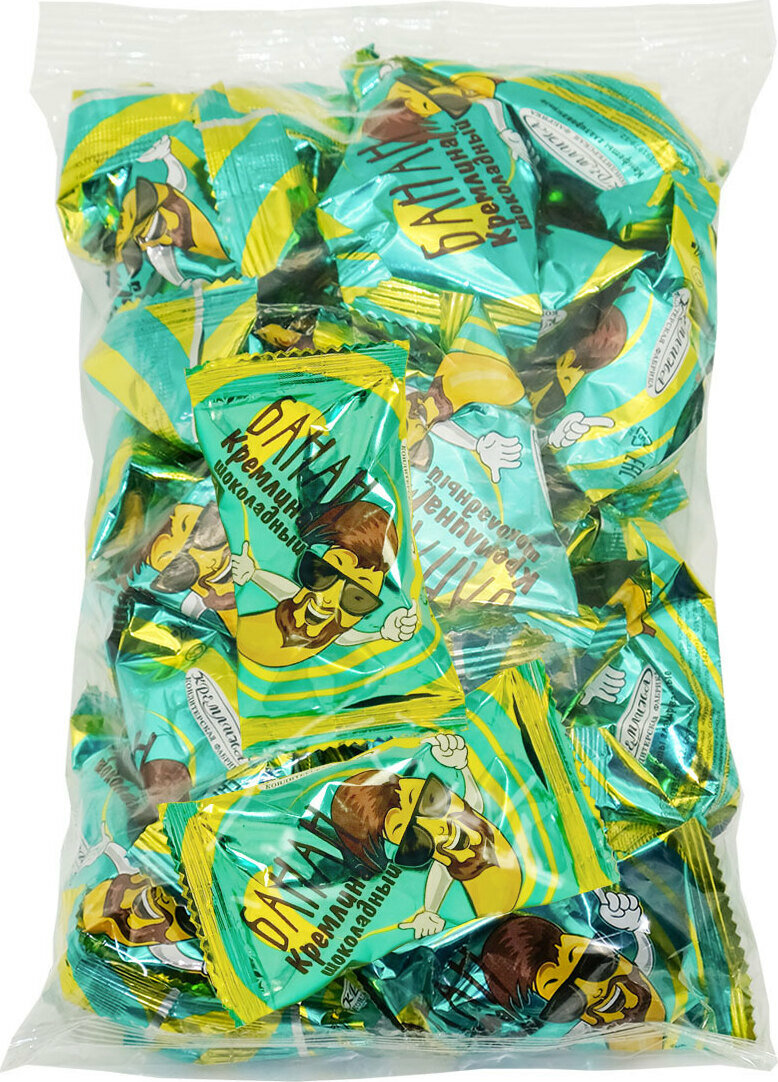 Конфеты из банана Банан Кремлина шоколадный, пакет 600 гр - фотография № 4