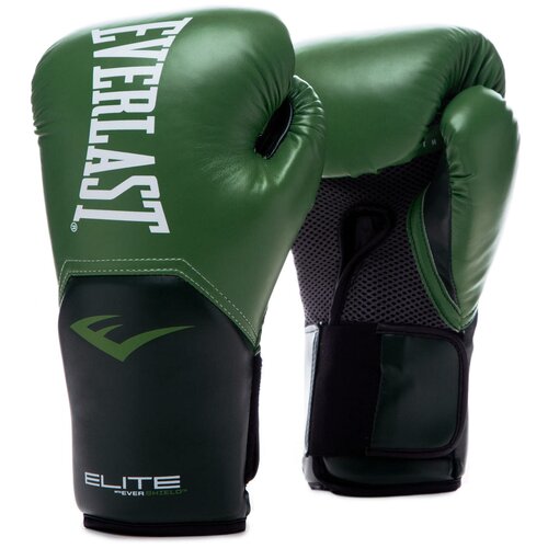 фото Боксерские перчатки everlast elite prostyle зелeный 16 oz