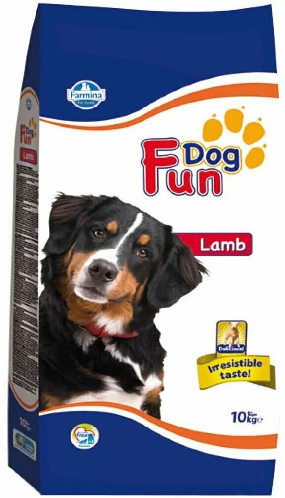 Сухой корм для взрослых собак Farmina Fun Dog Lamb с ягненком 10 кг