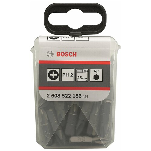 Bosch 2608522186 набор бит , 25 шт TicTac PH2 25мм, 1 4