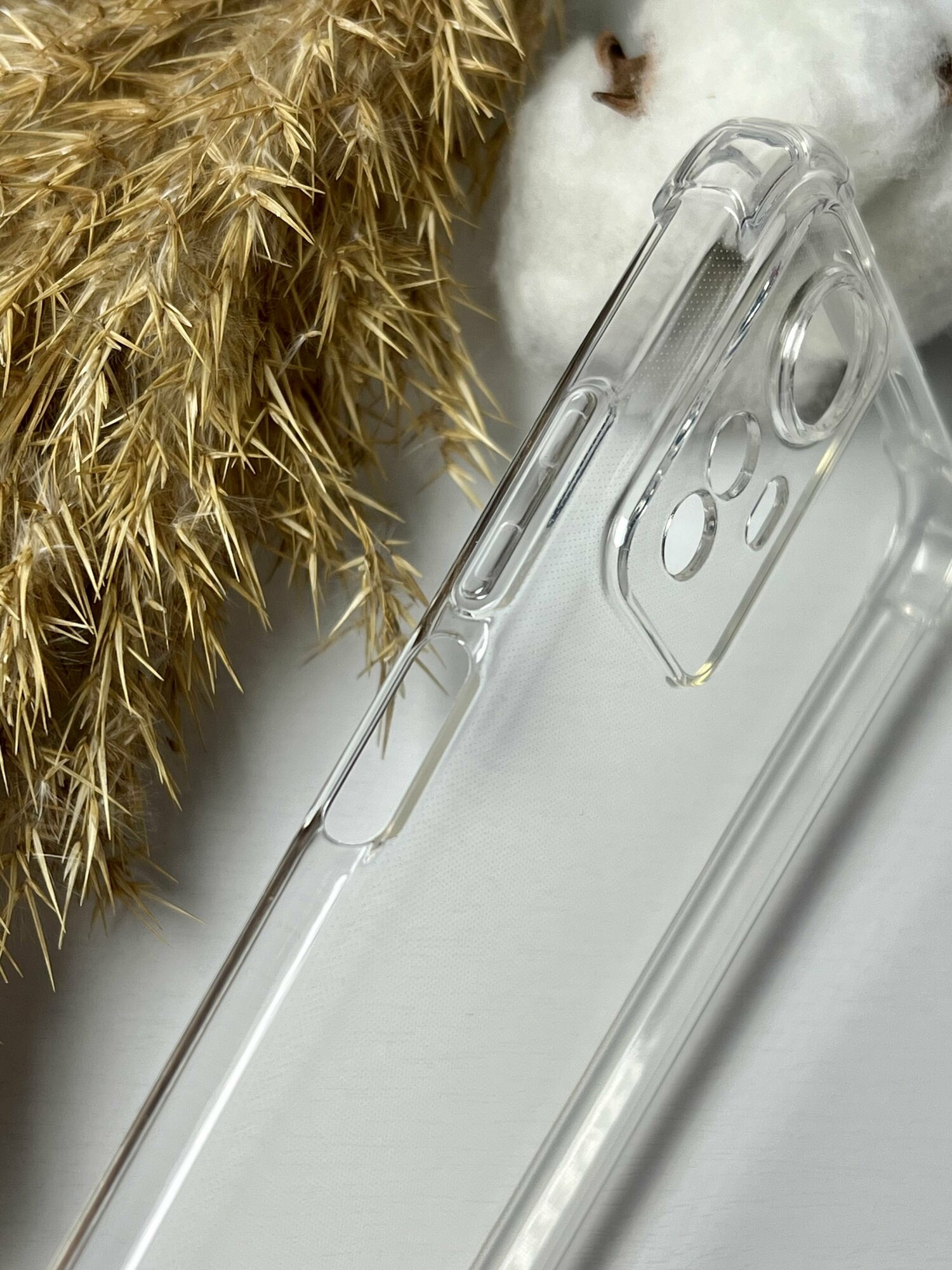 Защита Для Ноутбуков Xiaomi Чехол для Xiaomi Redmi Note 12s (Сяоми Редми Ноут 12с, Ксиаоми Редми 12с) / противоударный, с защитой камеры, прозрачный