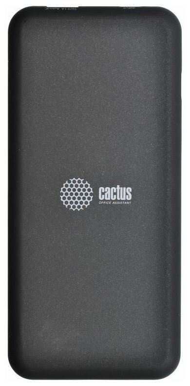 Мобильный аккумулятор Cactus CS-PBHTWL-6000 Li-Pol 6000mAh 2.1A черный 1xUSB