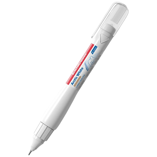 Ручка-корректор Techno White, 6 мл, с металлическим наконечником