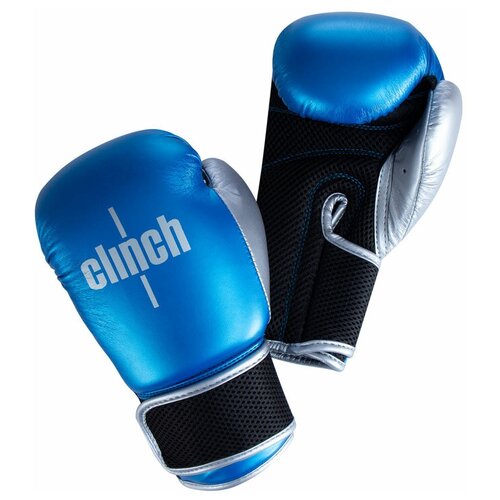 Детские боксерские перчатки Clinch C127 Blue/Silver (6 унции)