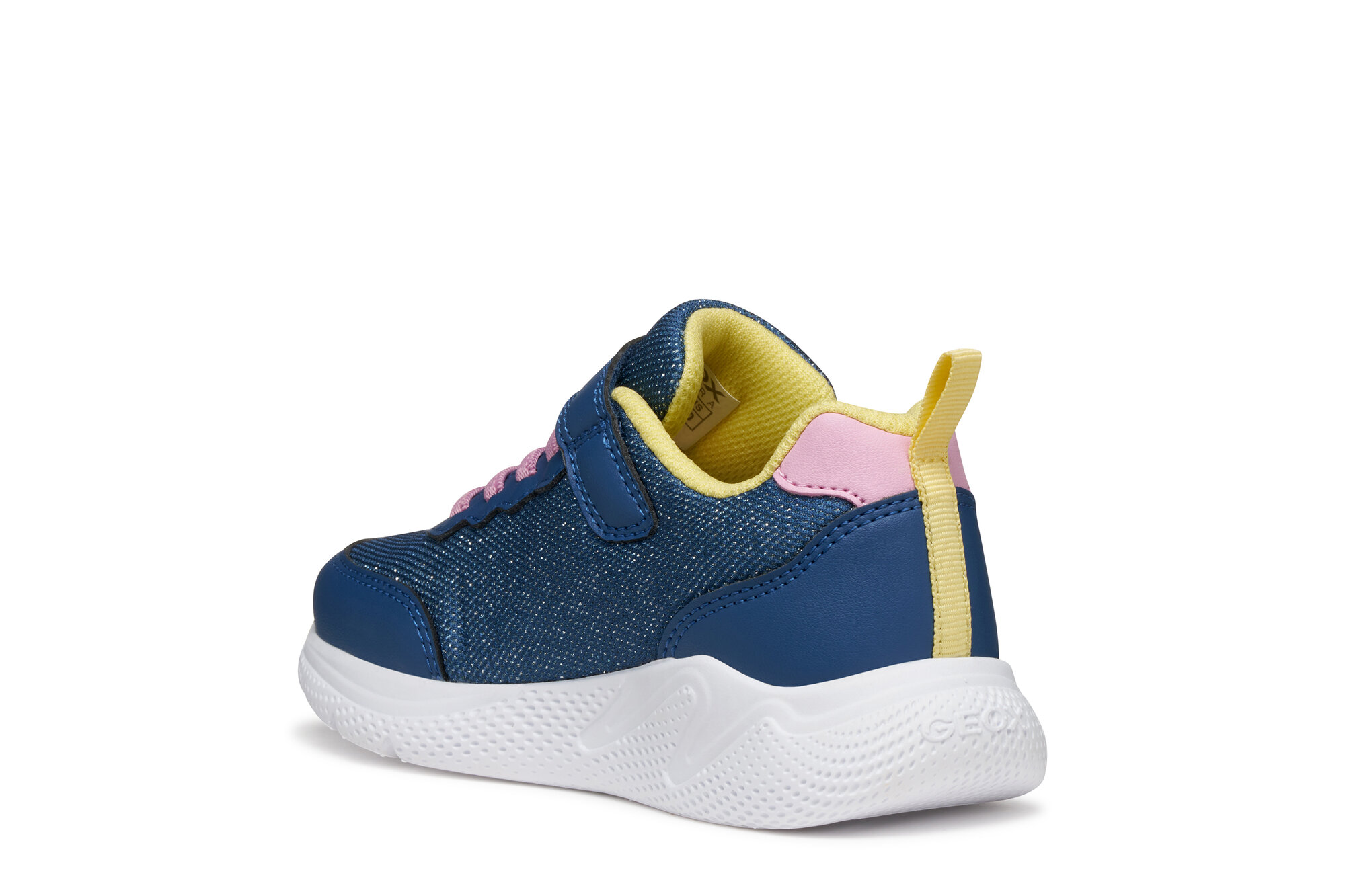 Кроссовки GEOX, размер 27 EU, светло-синий/розовый — фото 1