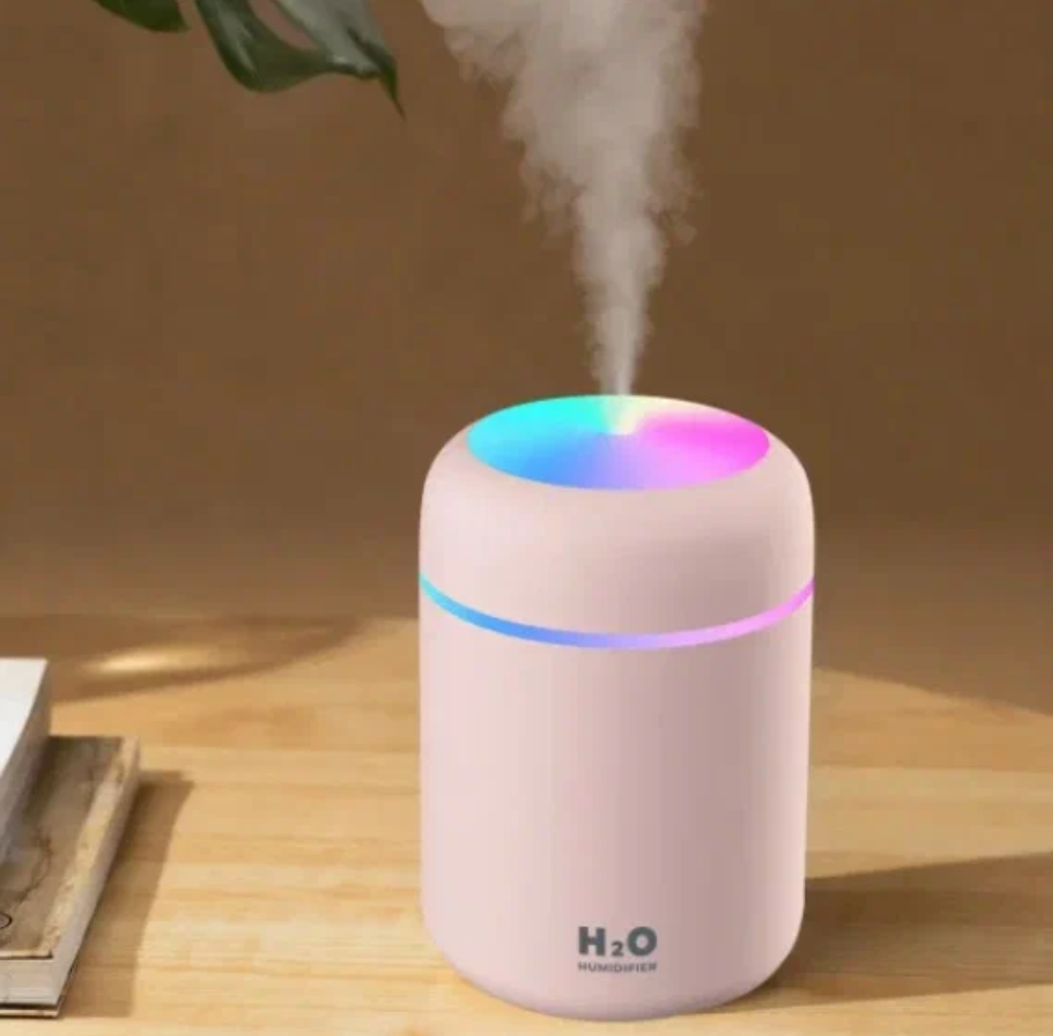 Аромадиффузор-ночник Humidifier H2O, розовый