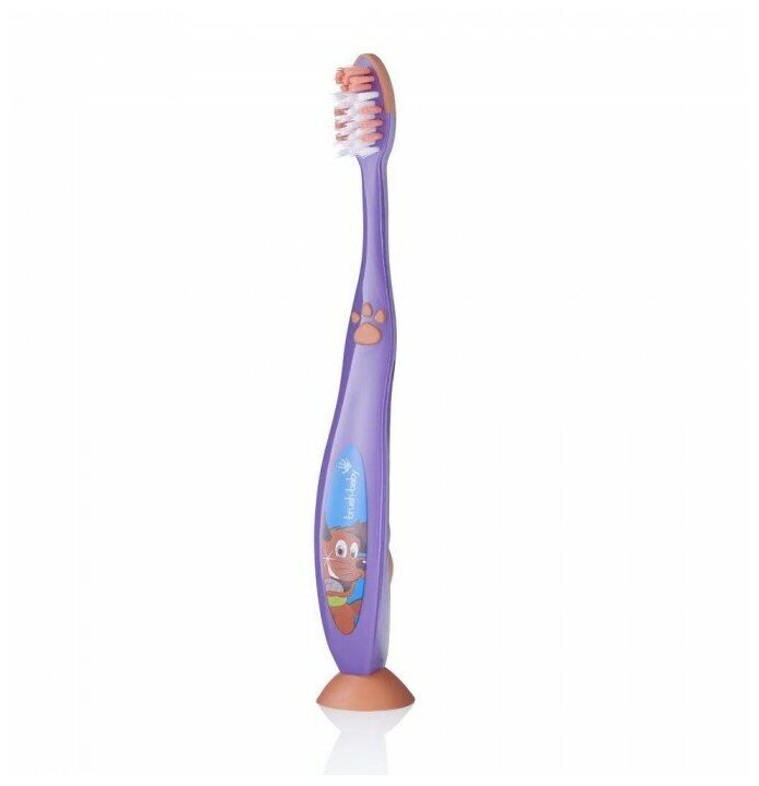 Brush-Baby FlossBrush NEW зубная щётка, с 6 лет, сиреневая