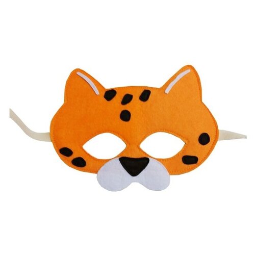 фото Карнавальная маска леопард, фетр, санта лючия santa lucia