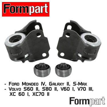 Сайлентблоки передних рычагов FormPart для Ford Мондео Mondeo 4, S-Max, Volvo XC70, XC60, S80, S60, LandRover Freelander 2