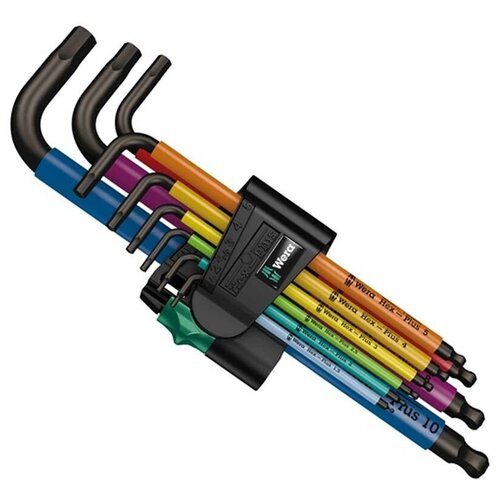 Набор имбусовых ключей Wera 022089, 9 предм., multicolour