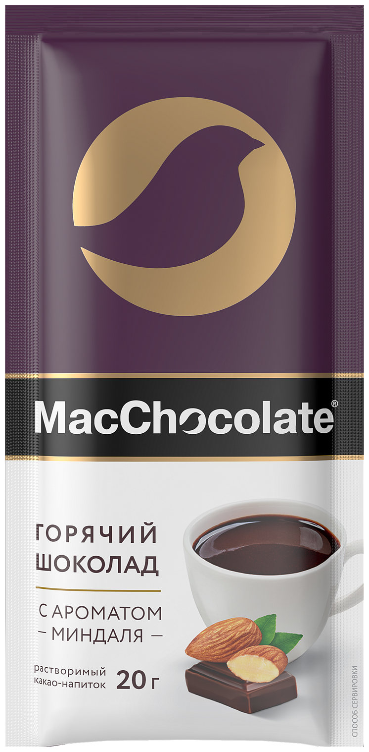 Горячий шоколад MacChocolate Миндаль, 10*20 г - фотография № 2