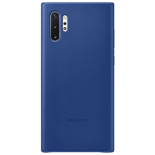 фото Кожаный чехол samsung galaxy note10 +, чёрный