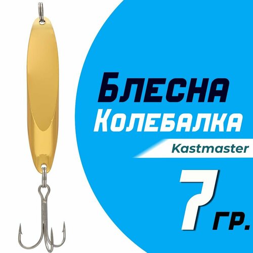 фото Блесна для рыбалки колеблющаяся кастмастер "kastmaster" ks1102, вес 7 гр, цвет wg серебро/золото 2 шт condor