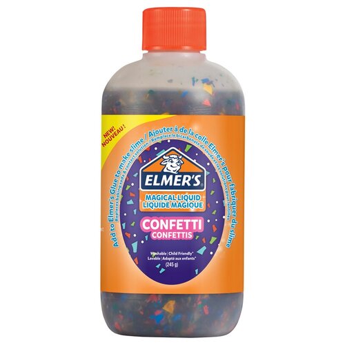 фото Активатор для слаймов magic liquid конфетти 245 г elmer's