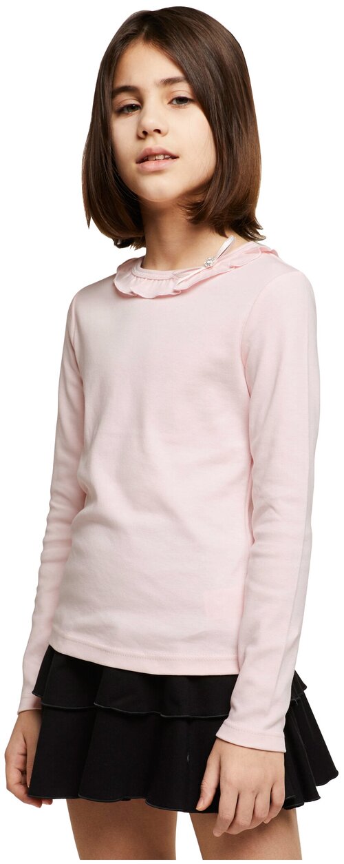 Школьная блуза Снег, размер 158, розовый