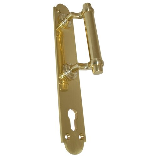 Ручка дверная РДС-2 прав.латунь полиров.