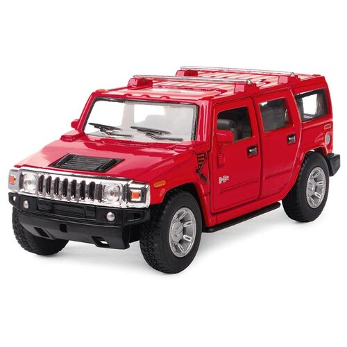Внедорожник Serinity Toys 2008 Hummer H2 (5337DKT) 1:40, 12 см, красный