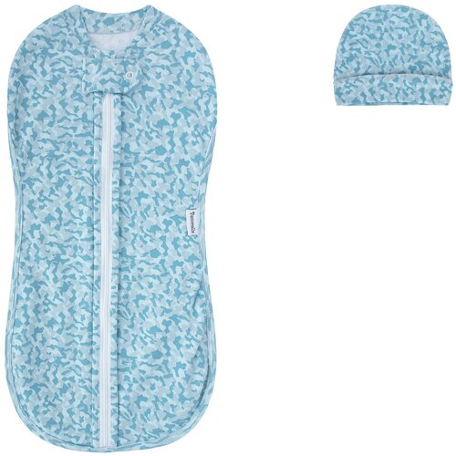 Пеленка-кокон с шапочкой Army desing