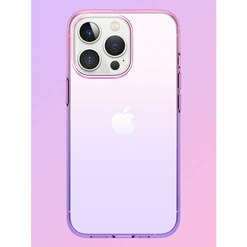 Elago для iPhone 13 Pro чехол AURORA (tpu) Gradient Pink/Purple