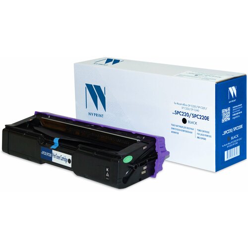 Картридж NVP совместимый NV-SPC220/SPC220E Black картридж лазерный nv print sp c220e 406052 черный 2300 стр для ricoh nv spc220bk