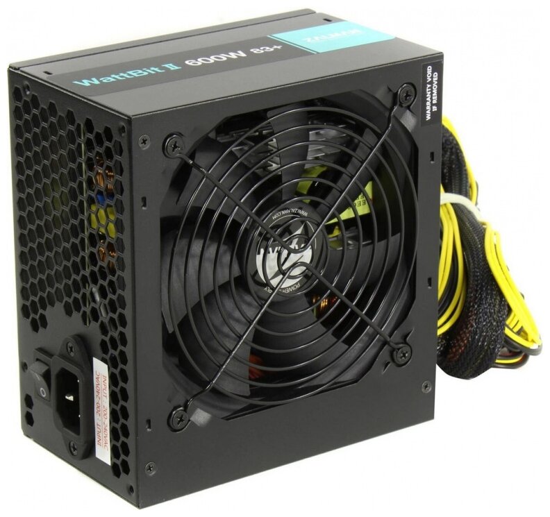 Zalman Zm600-xeii, 600W, Atx12v v2.3, Dual Forward Switching Circuit Design, 12cm Fan, Retail