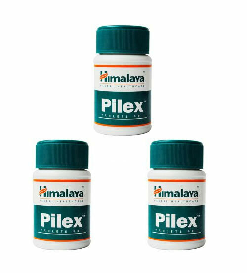 Таблетки Пайлекс Хималая Хербалс (Pilex Himalaya Herbals ) для здоровья прямой кишки и укрепления сосудов, 3х60 таб.