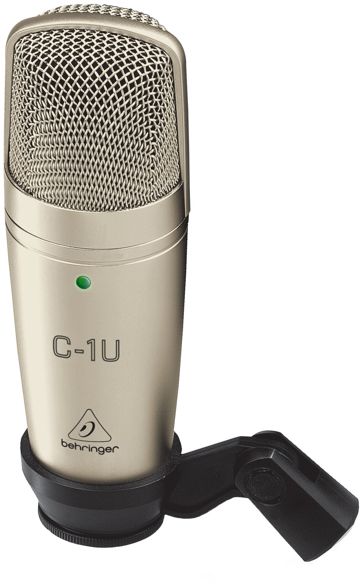 Микрофон проводной BEHRINGER C-1U, разъем: USB, золотистый