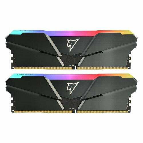 Оперативная память NETAC Shadow NTSRD4P32DP-32E DDR4 - 2x 16ГБ 3200МГц DIMM Grey Ret 1193800₽