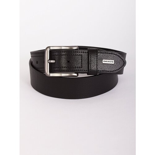 фото Ремень dairos, натуральная кожа, для мужчин, размер 115, длина 115 см., черный