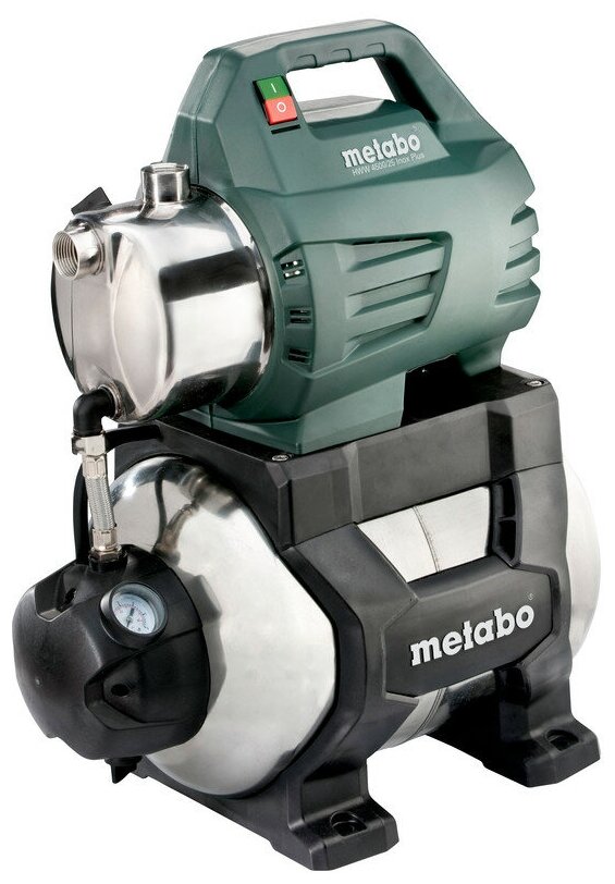 Насосная станция дренажный насос  для чистой воды Metabo HWW 4500/25 lnox Plus (1300 Вт)