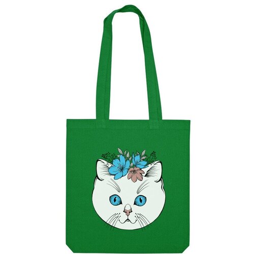 фото Сумка шоппер us basic, зеленый