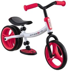 Беговел GLOBBER GO BIKE DUO, белый/красный