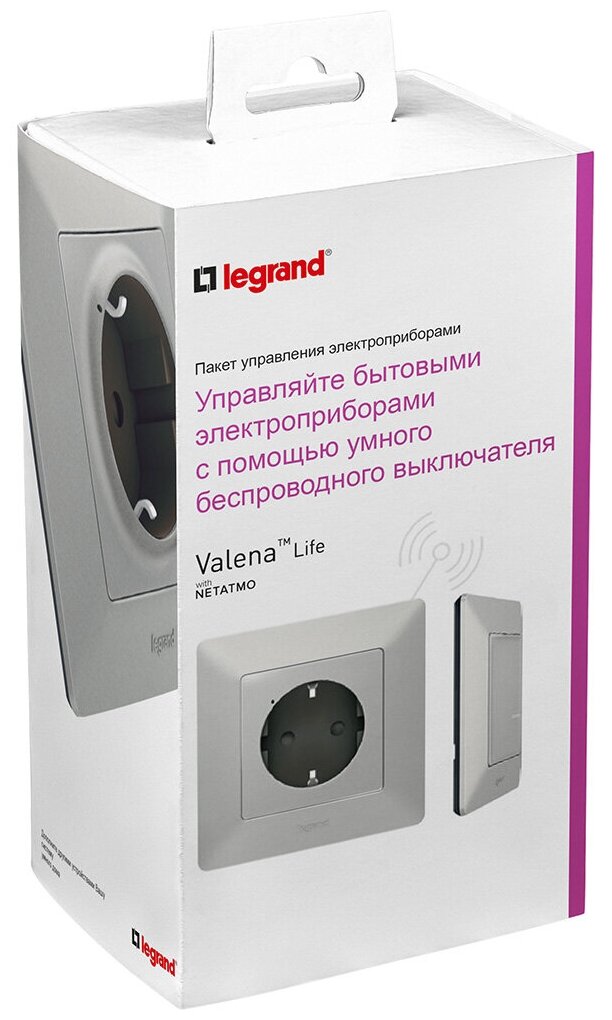 Комплект умного дома Legrand VLN-l АЛЮ Пакет упр.быт.эл-пр. (752354)