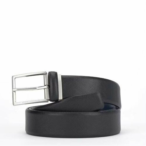 фото Ремень piquadro, натуральная кожа, размер 150, синий, черный