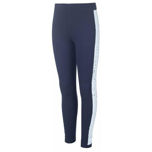 фото Леггинсы nota bene н9271504 размер 158, темно-синий/серебристый