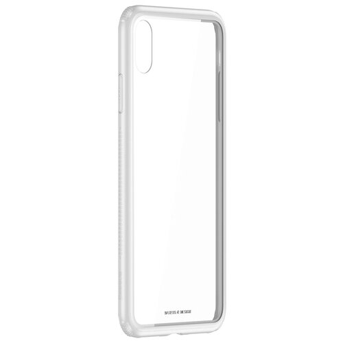 фото Чехол-накладка baseus see-through glass protective case для apple iphone xs max white