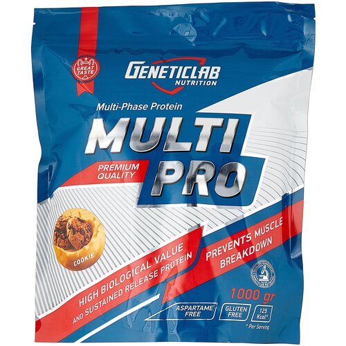 Протеин Geneticlab Nutrition Multi Pro, 1000 гр., печенье