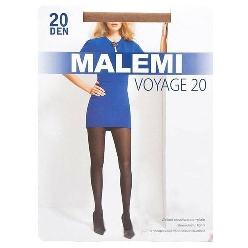 колготки malemi voyage 20 den размер 3 черный Колготки Malemi Voyage, 20 den, бежевый